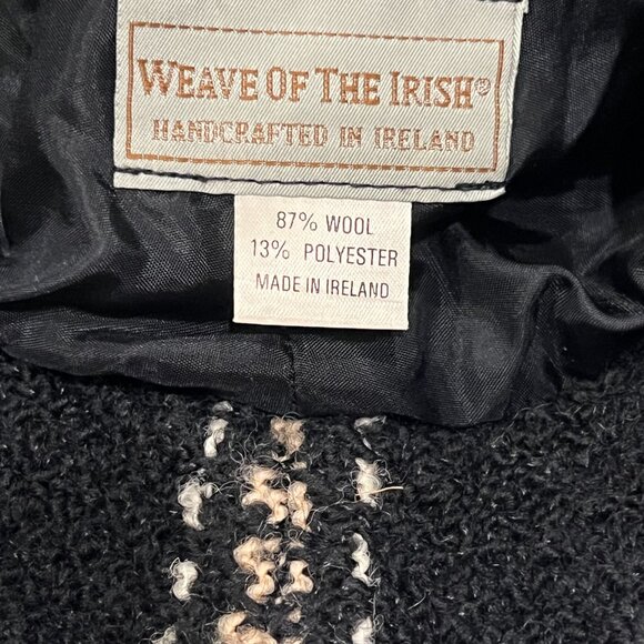 Weave of the Irish Plaid Bucket Hat, Black Tan, M - Picture 3 of 7